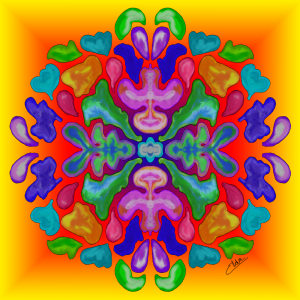 Mandala mística-Floral II