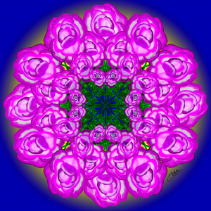 Mandala mística-Floral VI