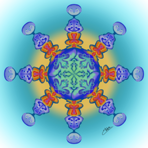 Mandala mística-Meditação I